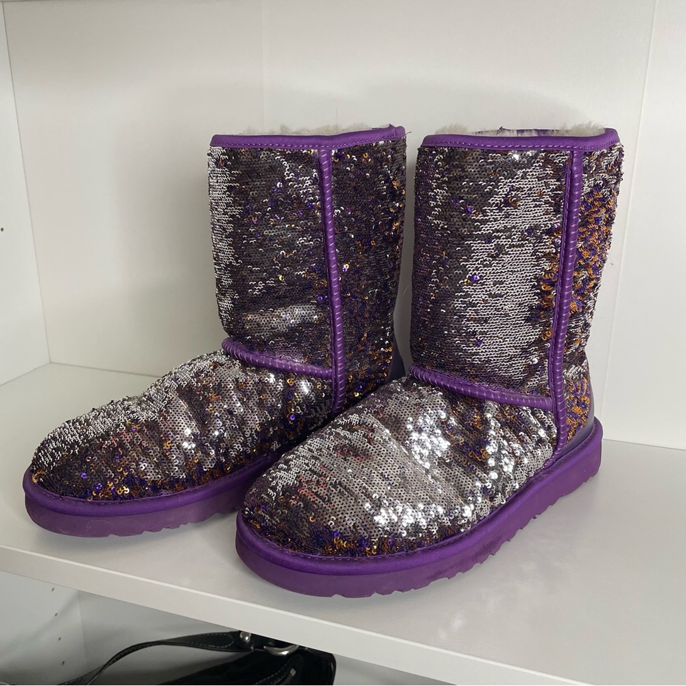 sequin uggs - image 2